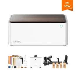Снимка на xTool Комплект лазер M1, 10 W, с абсорбатор на дим и консумативи