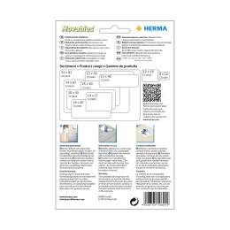 Снимка на Herma Самозалепващи се етикети, за цени, 19 х 40 mm, бели, 640 броя, в кутия
