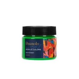 Снимка на Deli Акрилна боя Finenolo, в бурканче, 100 ml, светлозелена
