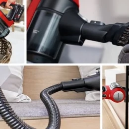 Снимка на Прахосмукачка Bosch Unlimited 7 ProAnimal BBS711ANM, акумулаторна, червена