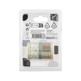 Снимка на Craft ID Тиксо, с мотиви за декорация, дължина 3 m, 3 броя, винтидж