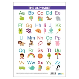 Снимка на Office 1 Ученическо табло ''Английска азбука'', A3