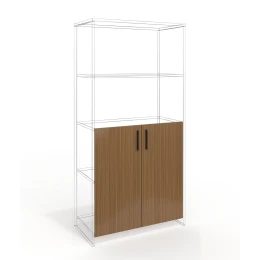 Снимка на Врата RFG RV3 Parma, 380 х 18 х 760 mm, ПДЧ 18 mm, 2 броя в комплект, орех