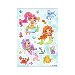 Снимка на Herma Самозалепващи се етикети Русалки, 1 лист