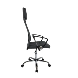 Снимка на Директорски стол Roby, дамаска и меш, Tilt механизъм, до 130 kg, сив