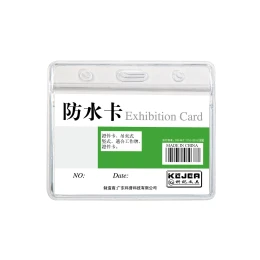 Снимка на KEJEA Бадж, водоустойчив, хоризонтален, 95 х 58 mm, прозрачен