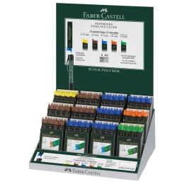 Снимка на Faber-Castell Мини графити, различни твърдости, 12 броя в опаковка, 144 опаковки в дисплей