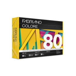 Снимка на Fabriano Копирна хартия Colore, A4, 80 g/m2, жълта, 500 листа
