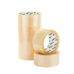 Снимка на Office 1 Тиксо, опаковъчно, 48 mm x 100 m, безцветно, 6 броя