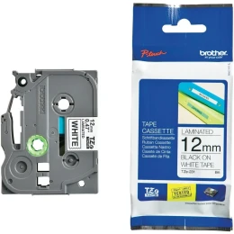 Снимка на Лента Brother TZЕ231, 12 mm, черен печат върху бяла лента
