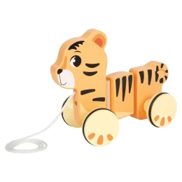 Снимка на Small Foot Тигър Сафари, за дърпане, дървен