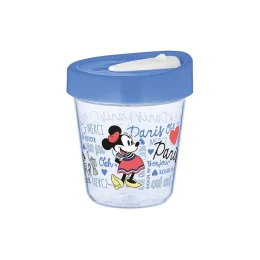 Снимка на Disney Чаша за пътуване Париж, с капак, 350 ml, синя