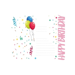 Снимка на Gespaensterwald Картичка Fun-Cut, Happy Birthday