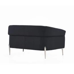 Снимка на Диван RFG Megan, двуместен, текстил, метална основа, 1560 х 820 х 740 mm, черен