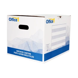 Снимка на Office 1 Архивен кашон, за класьори, 370 x 285 x 315 mm
