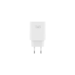 Снимка на Зарядно за телефон TNB, с USB Type C кабел, 45 W, бяло