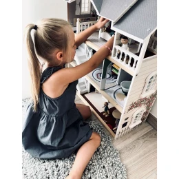 Снимка на Small Foot Къща за кукли, на три етажа, 63 x 32 x 76 cm