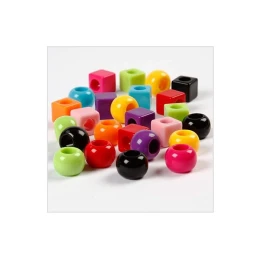 Снимка на Creativ Company Мъниста, пластмасови, цветни, 420 g