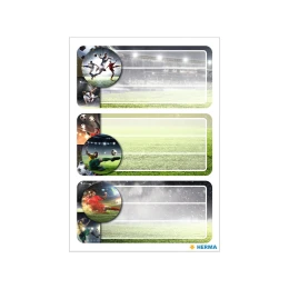 Снимка на Herma Самозалепващи се етикети Футбол, ученически, 9 броя