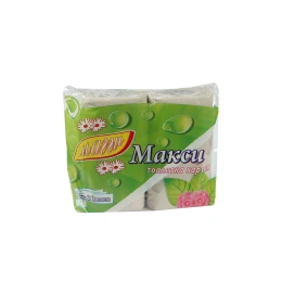 Снимка на Тоалетна хартия, двупластова, рециклирана, 70 g/m2, 4 броя