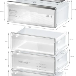 Снимка на Хладилник Bosch KGN49AICT, с фризер, No frost, 440 L, инокс