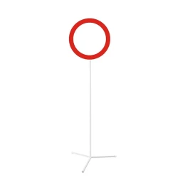 Снимка на Пътен знак B2 - Забранено влизането в двете посоки, със стойка