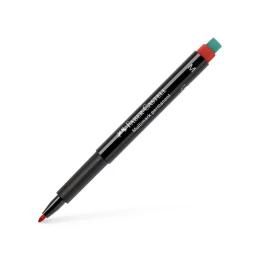 Снимка на Faber-Castell Тънкописец 1525 OHP M, перманентен, 1.0 mm, червен