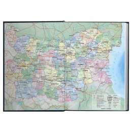 Снимка на Календар-бележник Виктория, без дати, A5, твърда подвързия, бордо