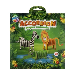 Снимка на Moxy Комплект направи си животни от джунглата от хартия