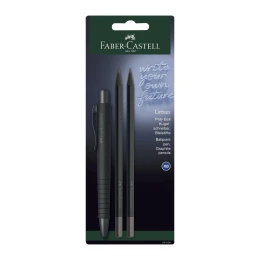Снимка на Faber-Castell Химикалка Poly Ball Urban, с 2 молива, черни