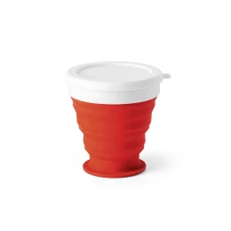 Снимка на Чаша за пътуване Astrada, сгъваема, 250 ml, червена