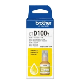 Снимка на Оригинално мастило за принтер Brother BT-D100Y, 5000 страници/5%, Yellow