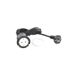 Снимка на Модул за вграждане Legrand Incara Disq 60, 1 гнездо, бял