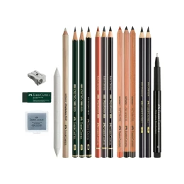 Снимка на Faber-Castell Комплект моливи Monochrome Discovery, 17 броя