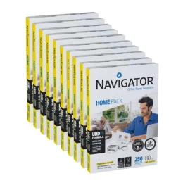 Снимка на Navigator Копирна хартия Home Pack, А4, 80 g/m2, 250 листа, 10 пакета