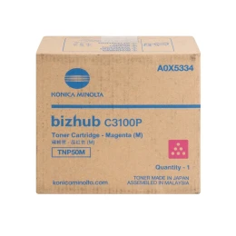 Снимка на Оригинална тонер касета Minolta TNP50M, 4700 страници/5%, Magenta