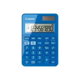 Снимка на Настолен калкулатор Canon LS-100KB, 12-разряден, син