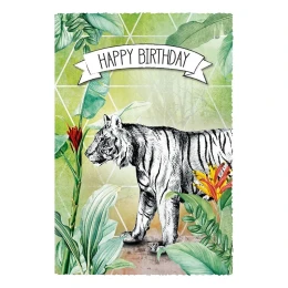 Снимка на Gespaensterwald Картичка Silver Line, тигър