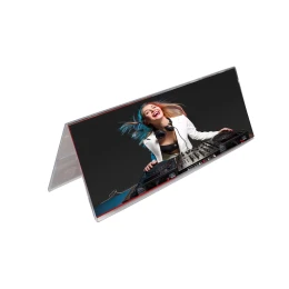 Снимка на KEJEA Информационна поставка за бюро, хоризонтална, 210 х 75 mm, прозрачна