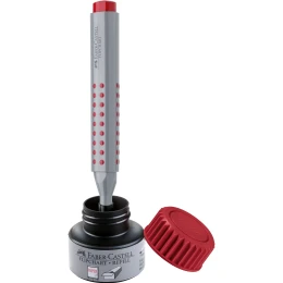 Снимка на Faber-Castell Маркер за флипчарт Grip, объл, червен