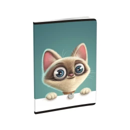 Снимка на Тетрадка, A5, широки редове, офсетова хартия, мека корица, 20 листа