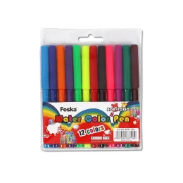 Снимка на Foska Флумастери, 12 цвята