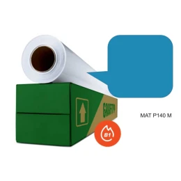 Снимка на Самозалепващо се фолио за режещ плотер Р140М, на ролка, син мат, 0.61 х 25 m