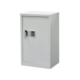 Снимка на Шкаф RFG, метален, със сейф, 55 x 40 x 90 cm, сив