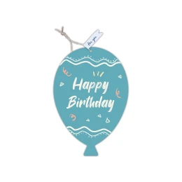 Снимка на Gespaensterwald Картичка-таг Happy Birthday, балон