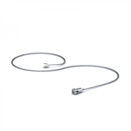 Снимка на Стоманено въже Narbutas Modus, за окачване на шумоизолиращ панел, 1200 mm, метал хром, 4 броя