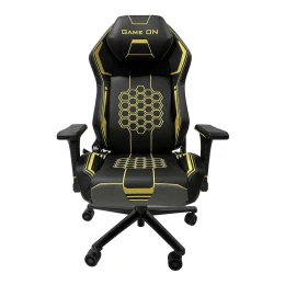 Снимка на Геймърски стол RFG Game On, екокожа, Multi-function механизъм, метална основа, до 130 kg, черно-жълт