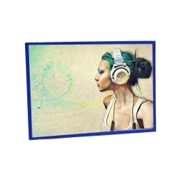 Снимка на KEJEA Джоб за документи, магнитен, А5, със синя рамка